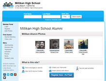 Tablet Screenshot of millikanhighschool.org